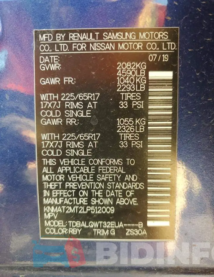 KNMAT2MT2LP512009 Photo# 13