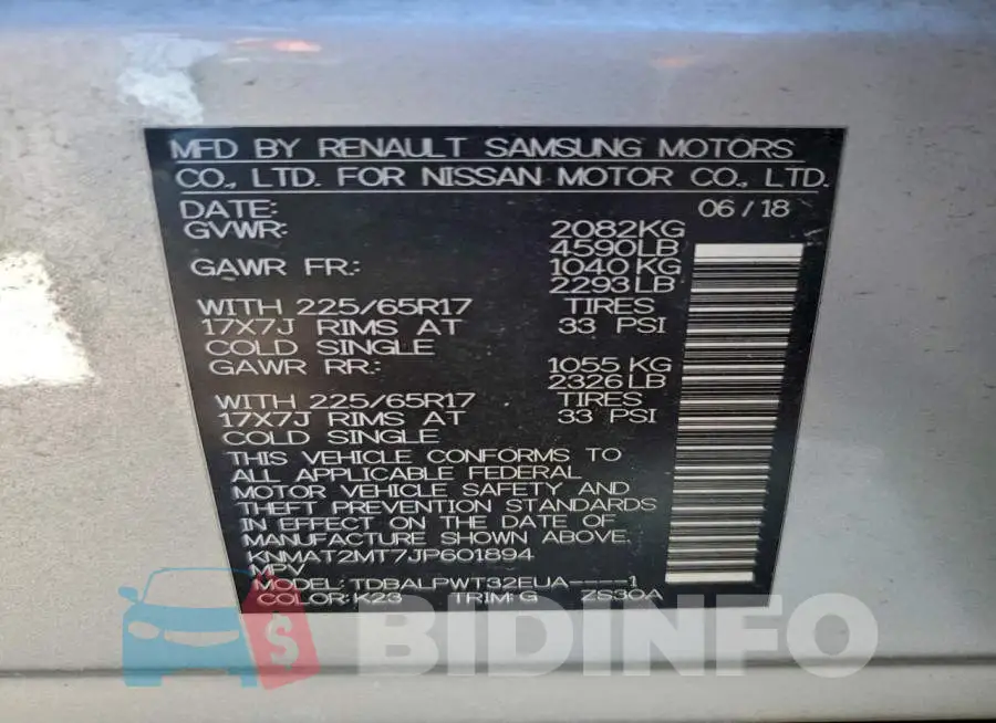 KNMAT2MT7JP601894 Photo# 13