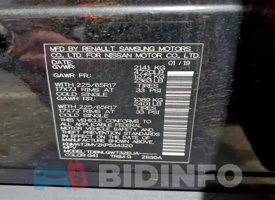 KNMAT2MV2KP534320 Photo# 13
