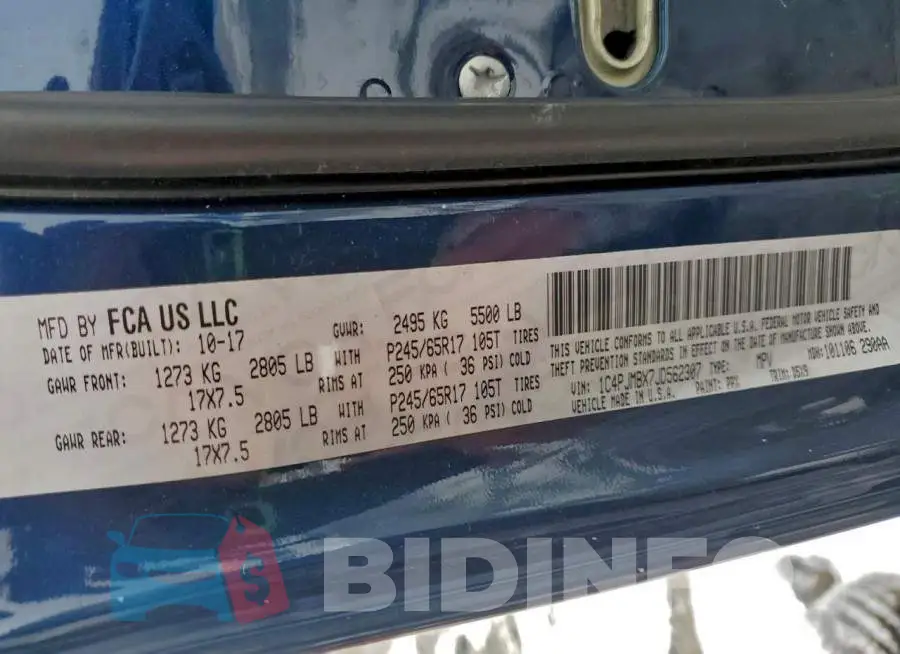 1C4PJMBX7JD562307 Photo# 14