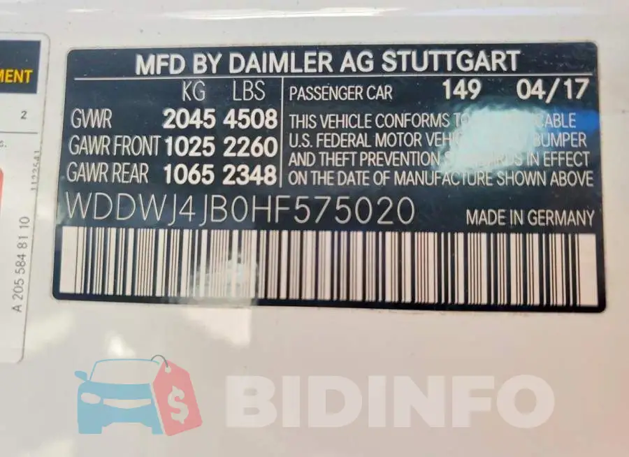 WDDWJ4JB0HF575020 Photo# 13