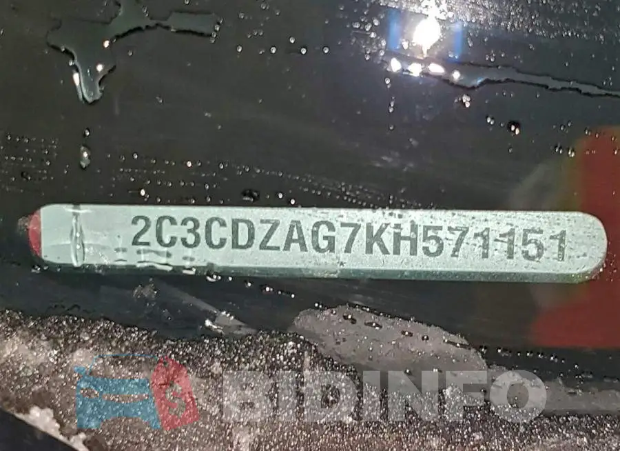 2C3CDZAG7KH571151 Photo# 13