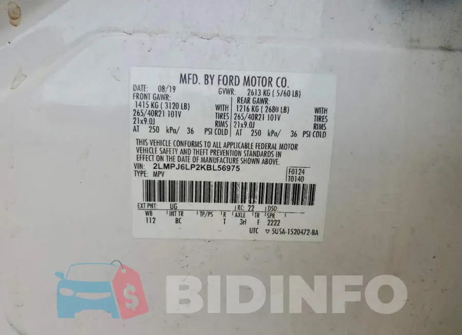 2LMPJ6LP2KBL56975 Photo# 12