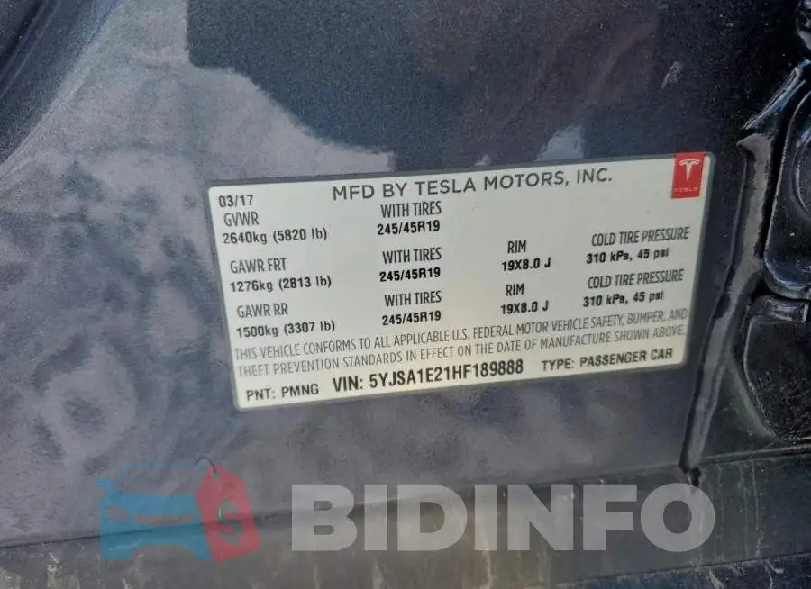 5YJSA1E21HF189888 Photo# 12