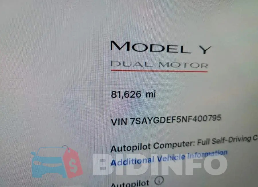 7SAYGDEF5NF400795 Photo# 9