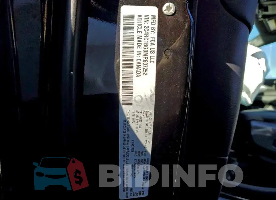 2C4RC1BG0MR607252 Photo# 13