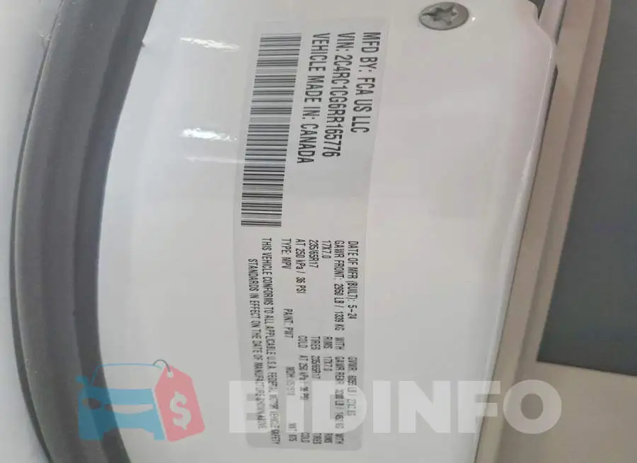 2C4RC1CG6RR165776 Photo# 13