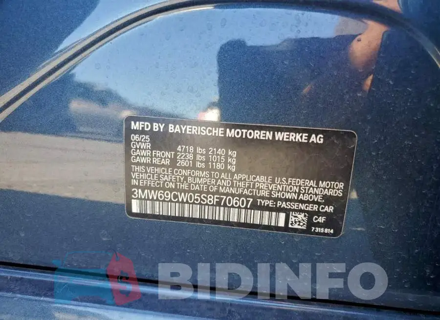 3MW69CW05S8F70607 Photo# 12