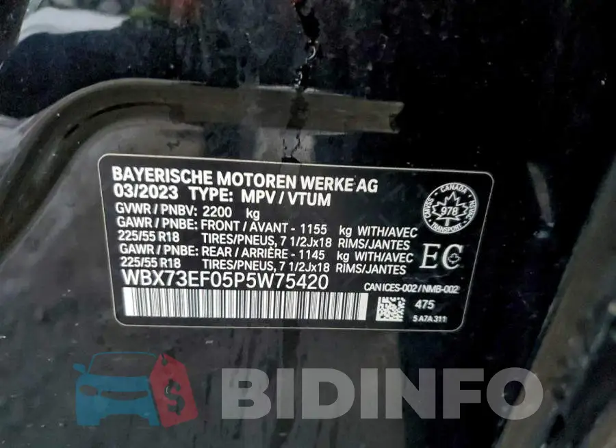 WBX73EF05P5W75420 Photo# 14