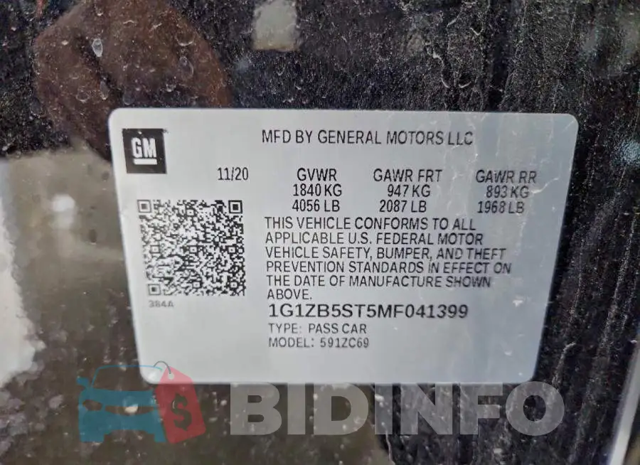 1G1ZB5ST5MF041399 Photo# 12