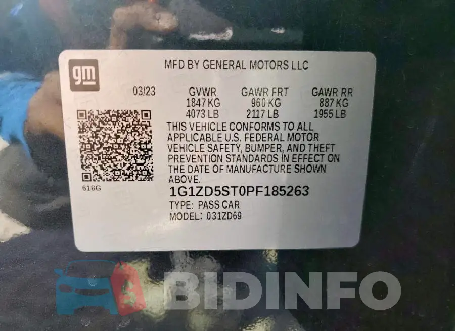 1G1ZD5ST0PF185263 Photo# 12