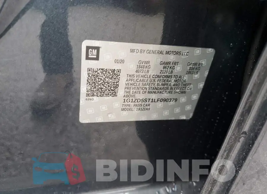 1G1ZD5ST1LF090379 Photo# 12