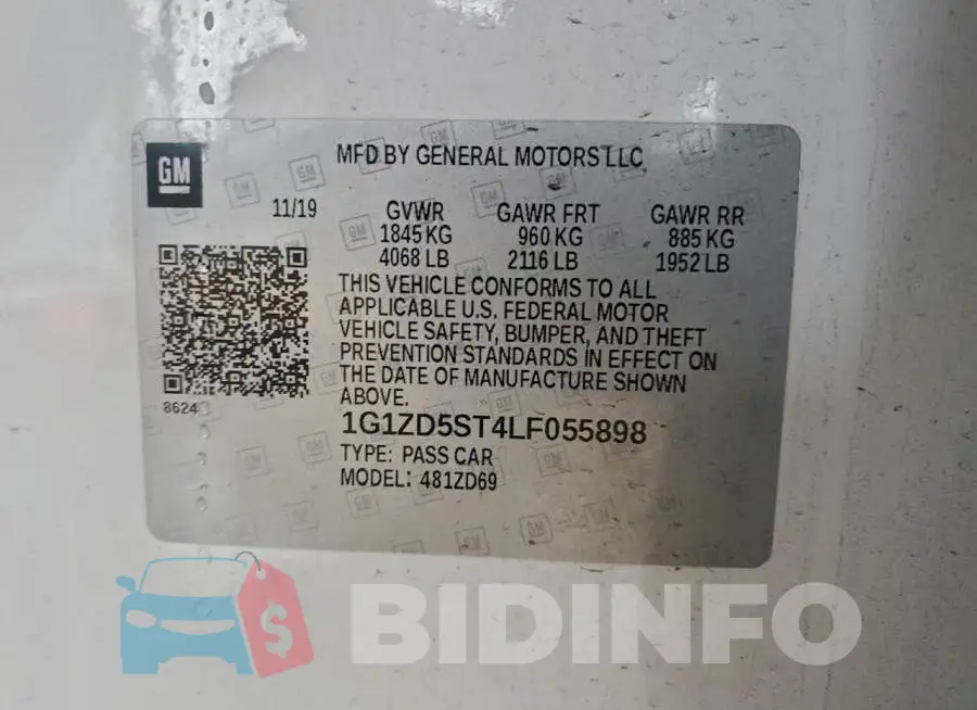 1G1ZD5ST4LF055898 Photo# 12