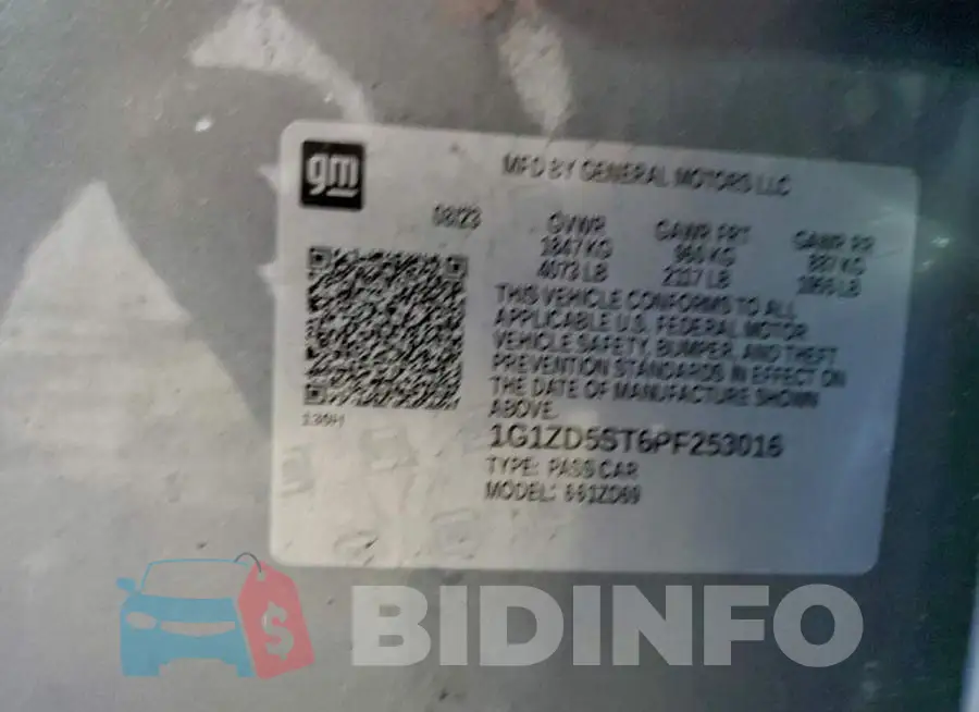 1G1ZD5ST6PF253016 Photo# 12