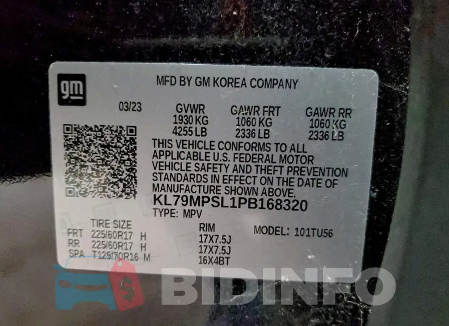 KL79MPSL1PB168320 Photo# 12