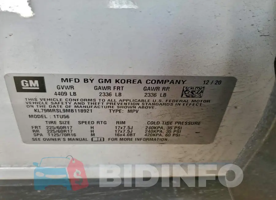 KL79MRSL9MB118921 Photo# 13