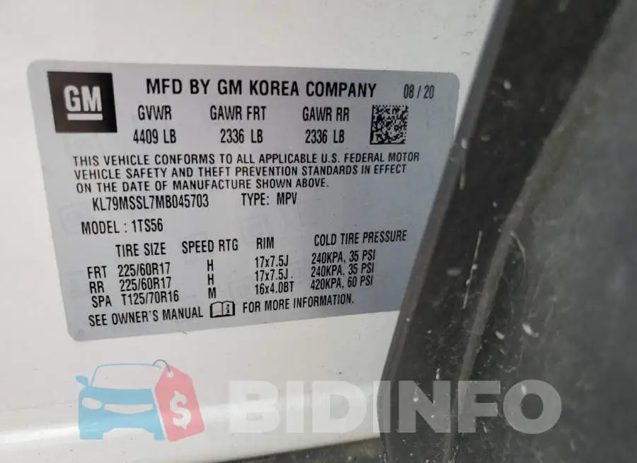 KL79MSSL7MB045703 Photo# 12