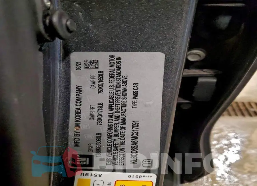 KL8CD6SA6MC217091 Photo# 12