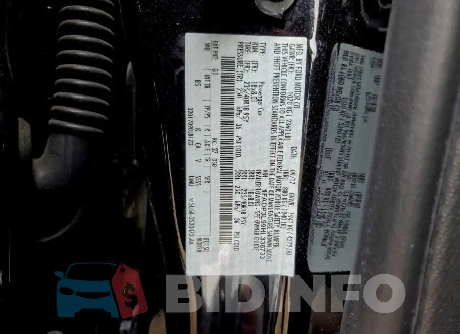1FADP3L99HL338733 Photo# 12