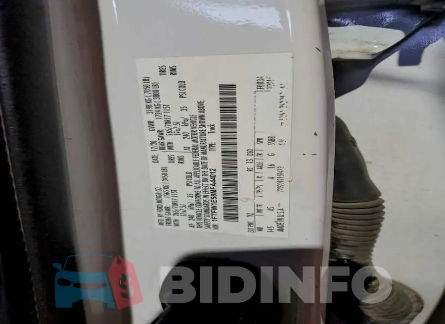 1FTFW1E58MFA44012 Photo# 12