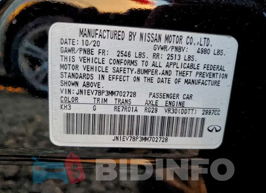 JN1EV7BP3MM702728 Photo# 12