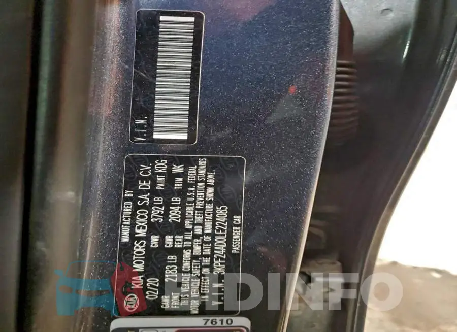 3KPF24AD0LE224085 Photo# 12