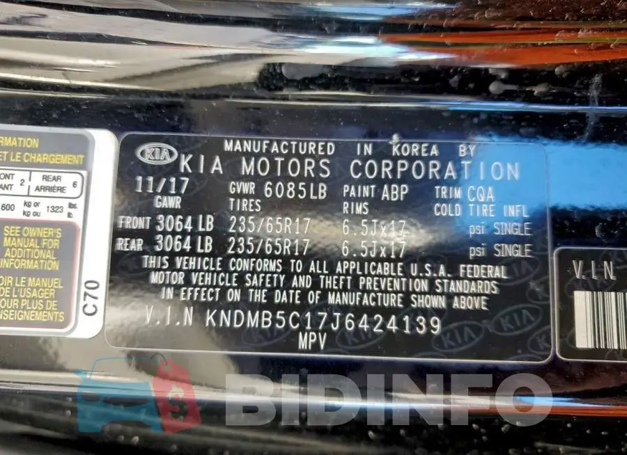 KNDMB5C17J6424139 Photo# 13