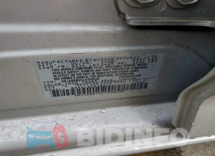 3N1AB8BVXLY258030 Photo# 12