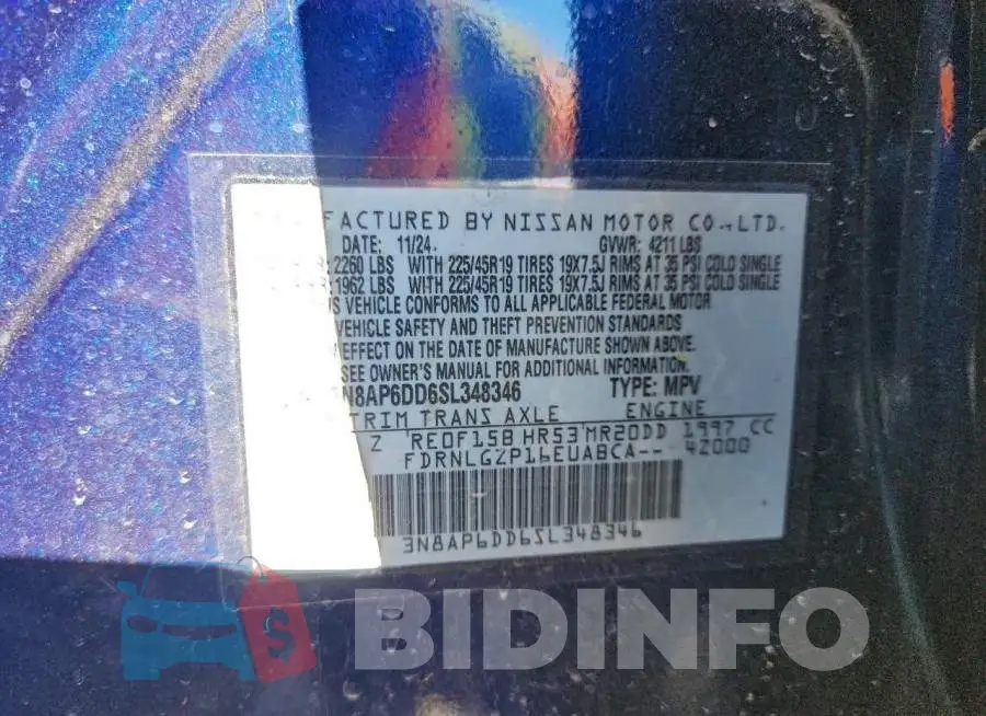 3N8AP6DD6SL348346 Photo# 14