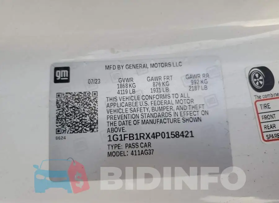 1G1FB1RX4P0158421 Photo# 12
