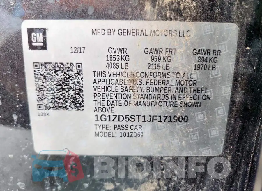 1G1ZD5ST1JF171900 Photo# 13