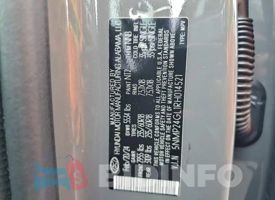 5NMP24GL1RH014521 Photo# 13