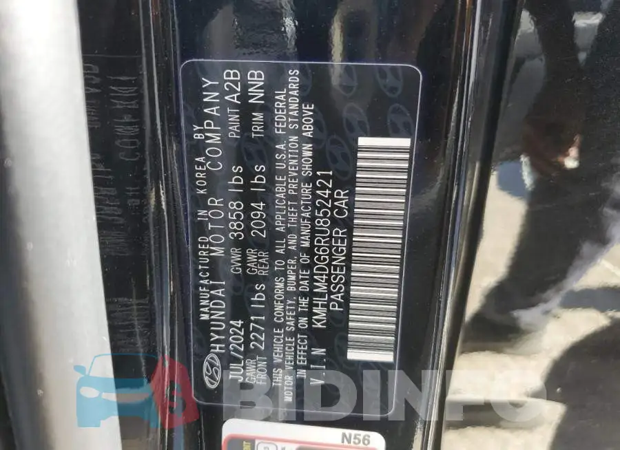 KMHLM4DG6RU852421 Photo# 13
