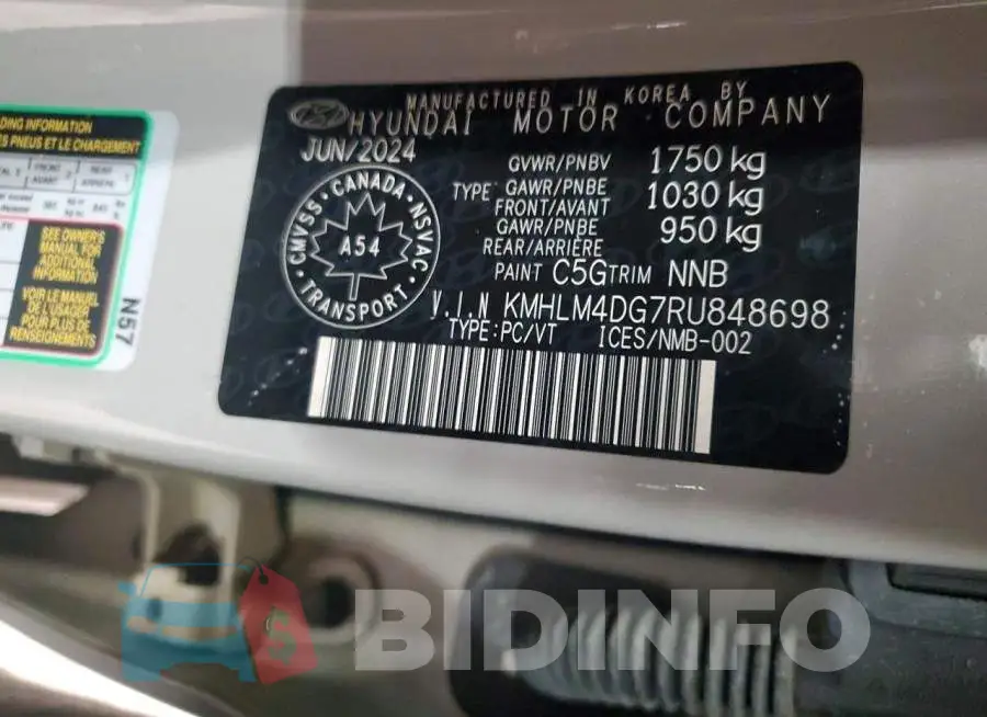 KMHLM4DG7RU848698 Photo# 13