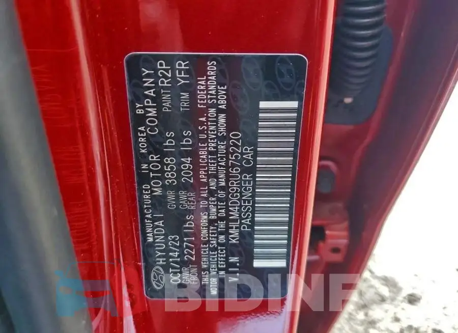 KMHLM4DG9RU675220 Photo# 12