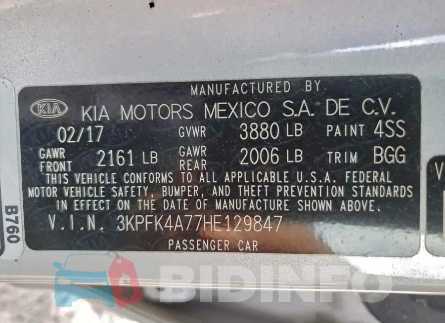 3KPFK4A77HE129847 Photo# 13