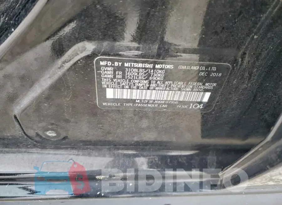 ML32F3FJ6KHF07956 Photo# 12
