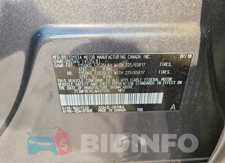 2T3WFREV6JW491205 Photo# 13