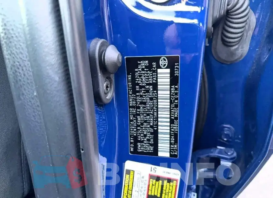 4T1C11AK4PU087254 Photo# 10