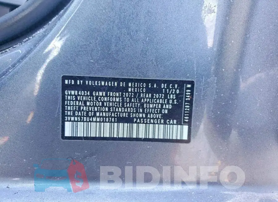 3VWN57BU4MM018761 Photo# 13