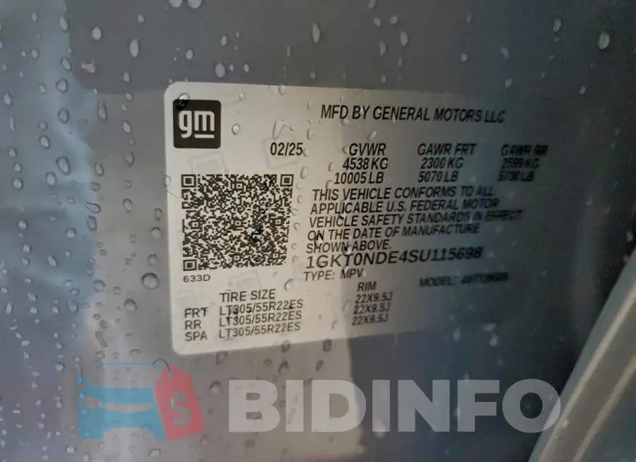 1GKT0NDE4SU115698 Photo# 13