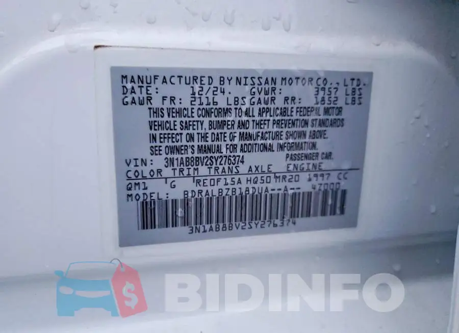 3N1AB8BV2SY276374 Photo# 12