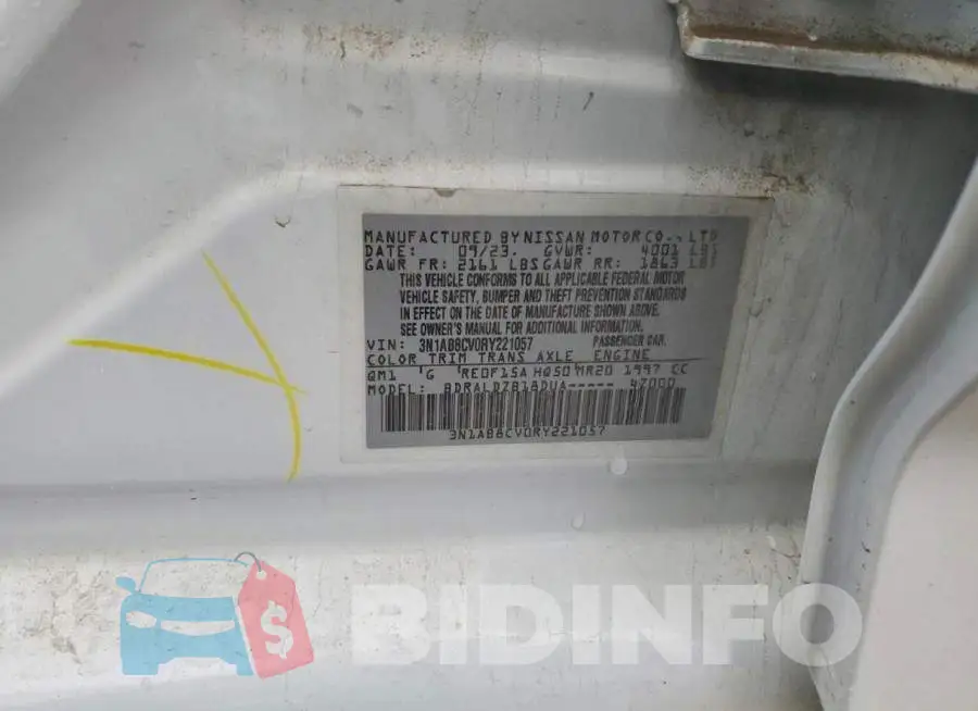 3N1AB8CV0RY221057 Photo# 12