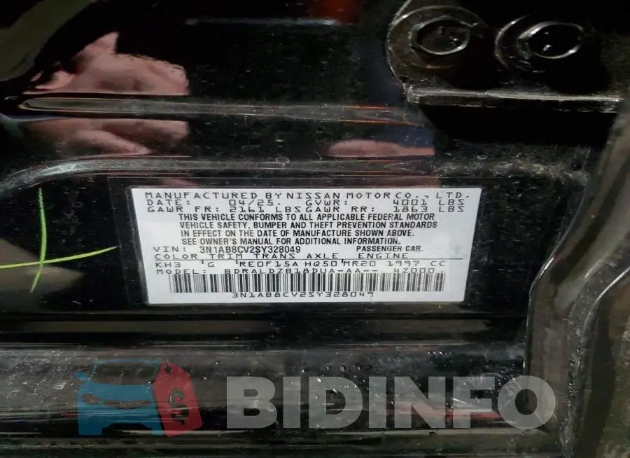3N1AB8CV2SY328049 Photo# 12