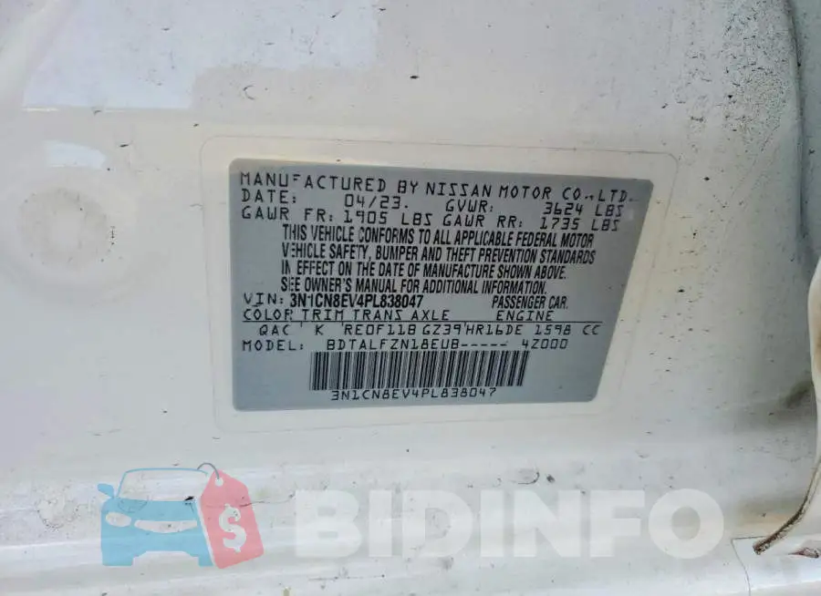 3N1CN8EV4PL838047 Photo# 12
