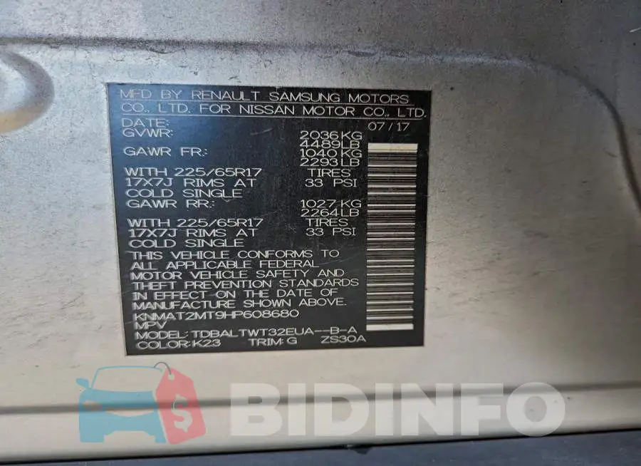 KNMAT2MT9HP608680 Photo# 14