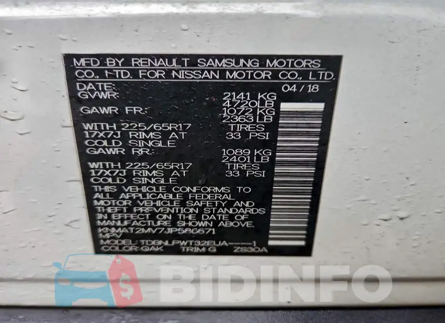 KNMAT2MV7JP586671 Photo# 13