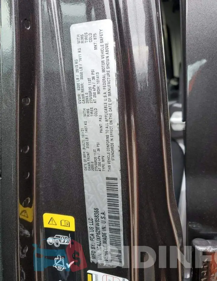 1C4JJXP62MW858366 Photo# 12