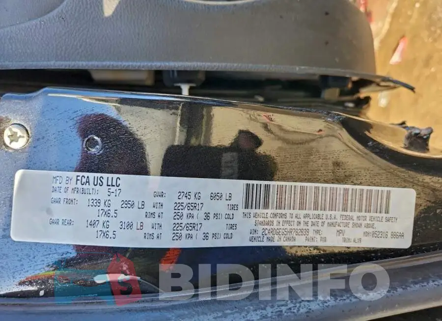 2C4RDGEG5HR782839 Photo# 13