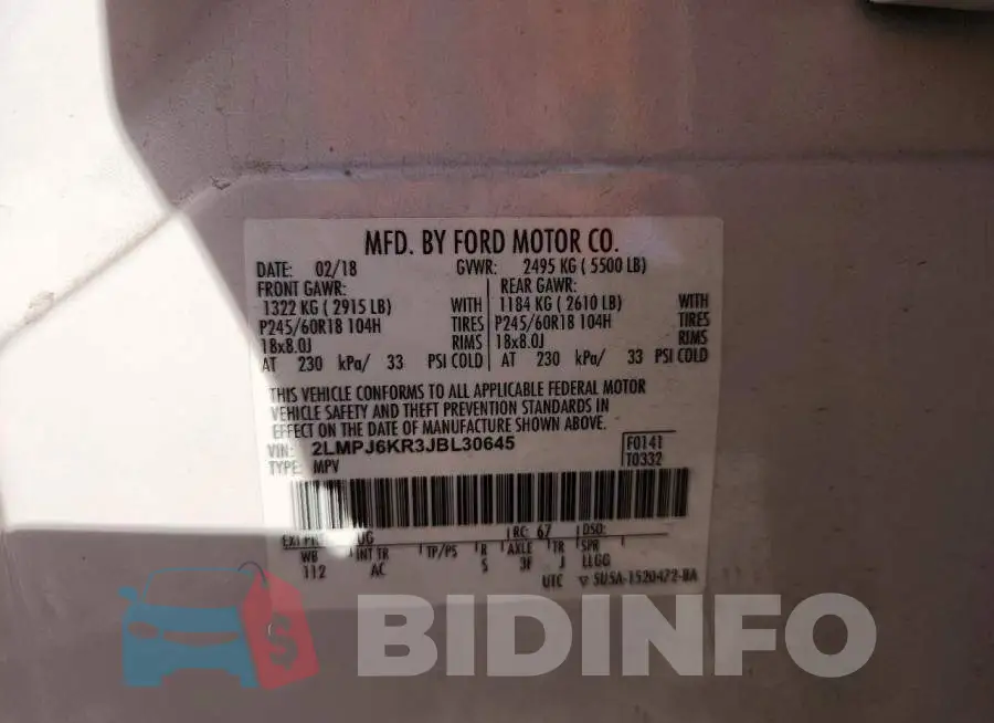 2LMPJ6KR3JBL30645 Photo# 13